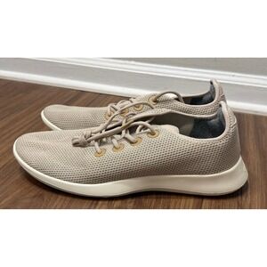 Allbirds Tree Runners Mens Beige Tan Low Top Knit Athletic Running Shoes Sz 14